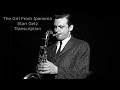 The Girl From Ipanema-Stan Getz's (Bb) Transcription. Transcribed by Carles Margarit