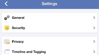 Facebook for iPhone: Privacy Settings screenshot 4