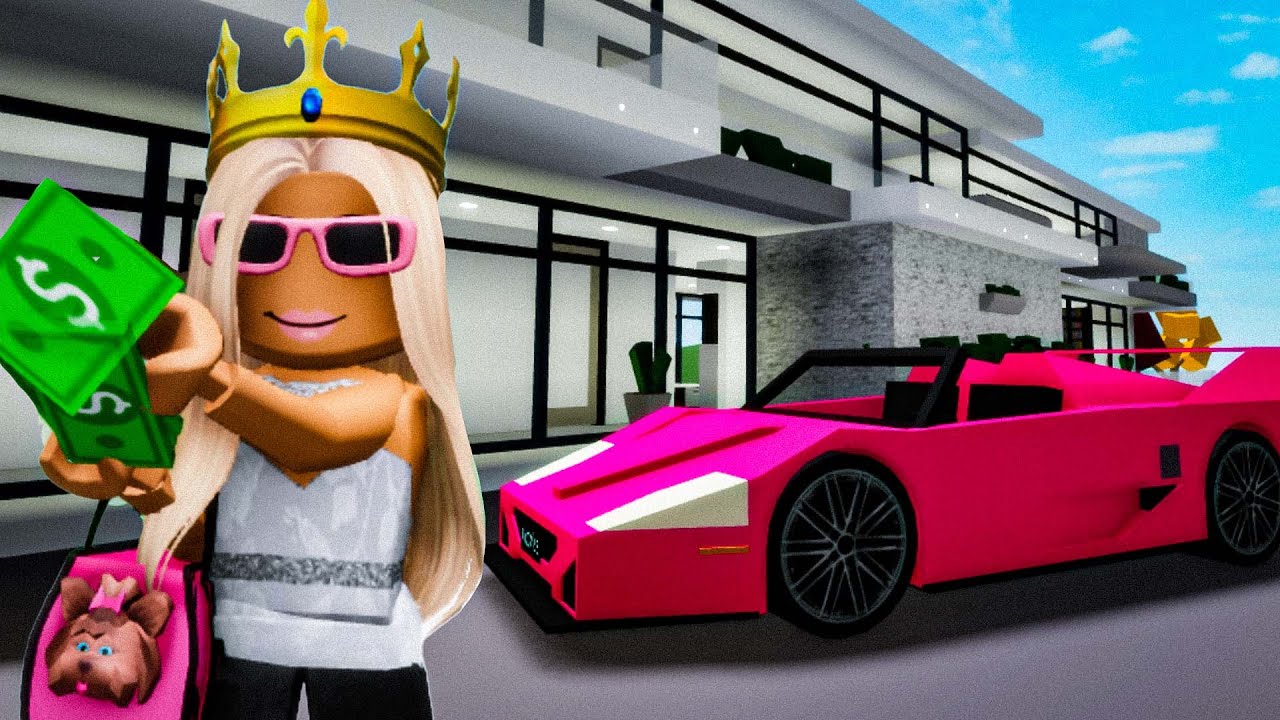 I AM The RICHEST in BROOKHAVEN RP Roblox! 24 hours challenge My LUXURY ...