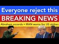 EVERYONE REJECT ABRAHAM ACCORDS 💥 STOCK MARKET INDIA