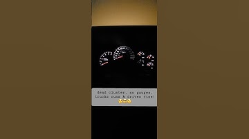 GM instrument cluster dead. Truck runs & drives fine! 2004 Chevy Tahoe