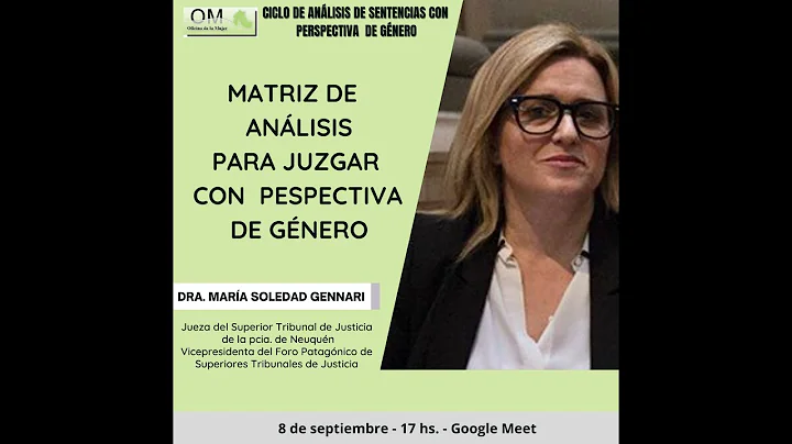 Dra  M  Soledad Gennari - Matriz de anlisis para j...