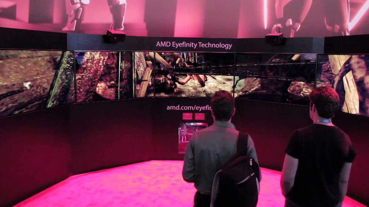 5 HDTV AMD Eyefinity at E3!