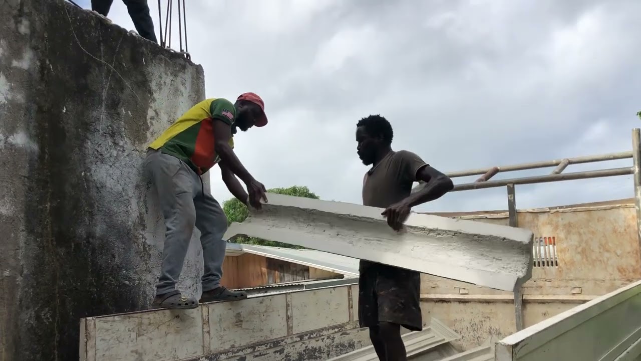 Delivered square columns