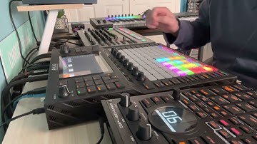 Atmospheric techno - live jam from scratch - Akai Force, TR8S, SP404mk2 and Arturia Microfreak