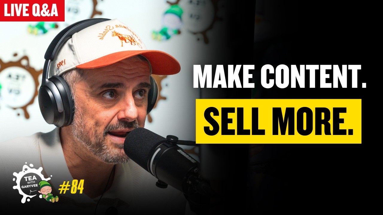 ⁣AI + Social Media Growing Businesses, Why You’re Broke, & Side Hustle Wins | Tea with GaryVee ep