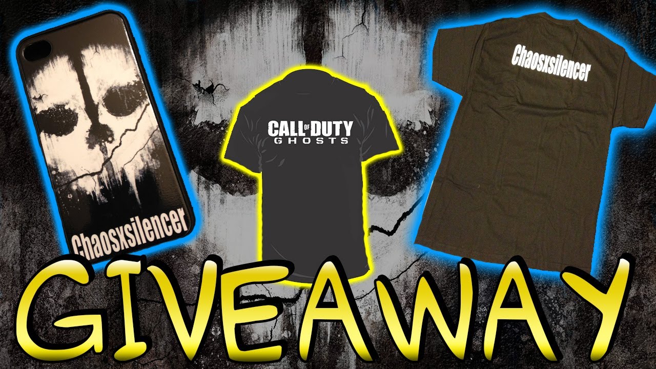 "Call of Duty Ghosts Giveaway & Unboxing" Personalized Shirts - Custom iPhone & Samsung Phone Cases
