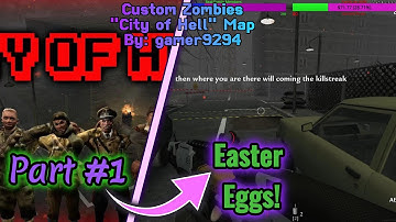 Custom Zombies Solo▐ "City of Hell" Map Part #1