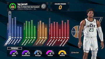 99 MULTI POSITION DEFENDER WITH CONTACT DUNKS AND SHARP TAKE IS GAME BREAKING ON NBA2K22!