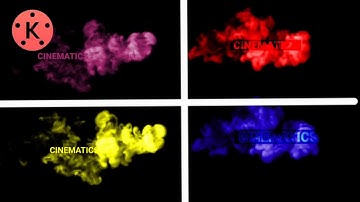 Smoke  text effect kinemaster tutorial