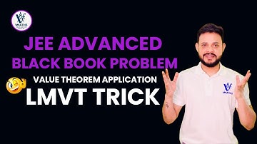 JEE Advanced Black Book Problem | Lagrange Mean Value Theorem Application | LMVT Trick #maths