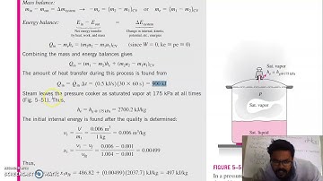 Mass and Energy Analysis of Control Volume