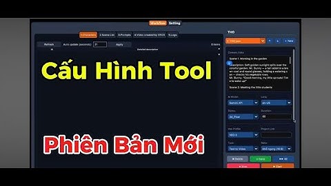 Hướng dẫn cài đặt tool veo3 đồng bộ hoá video nhân vật