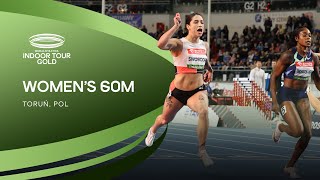Ewa Swoboda Beats Elaine Thompson-Herah With 7.03 60M World Indoor Tour Torun 2022
