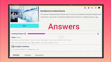 Introduction to Data Science answers for Infosys spring bored #infosysspringboard #certificate