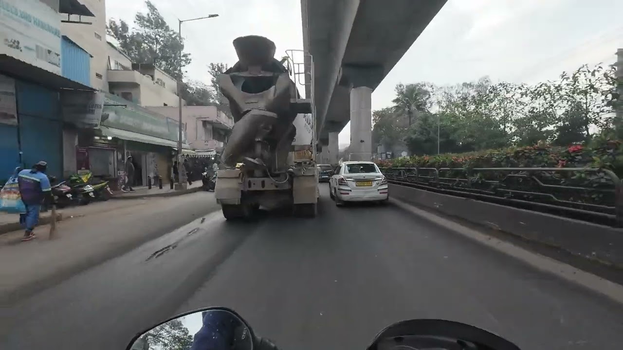 Traffic-Less Bengaluru Morning Ride | ITI Gate KR Puram to Hoodi | Bike POV #bangaloretraffic