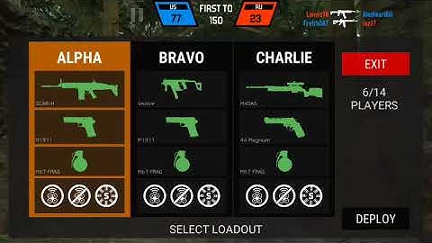 Bullet Force Scar-h Dead Match 32 Kill Spree