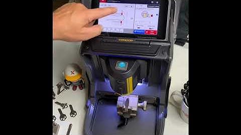 XHORSE CONDOR XC-MINI CONDOR PLUS II KEY 2ND GENERATION HIGH SECURITY KEY CUTTING MACHINE DEMO
