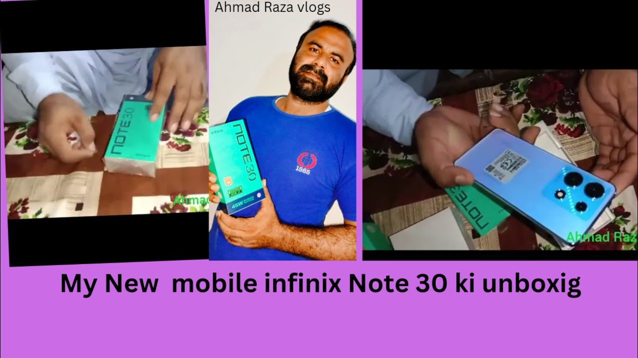 infinix note 30 unboxing || its an amazing mobile with 16 ram and 256 ...