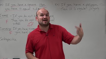 Master   Determine the Truth of conditional statements and which ones are logically equivalent