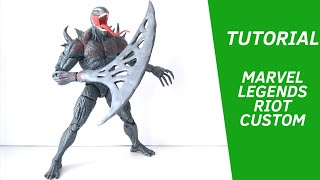Marvel Legends Riot Custom Procedimiento Y Review En Español