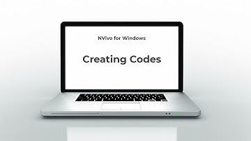 Creating codes (NVivo for Windows)