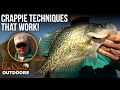 Crappie techniques that work  bill dance outdoors