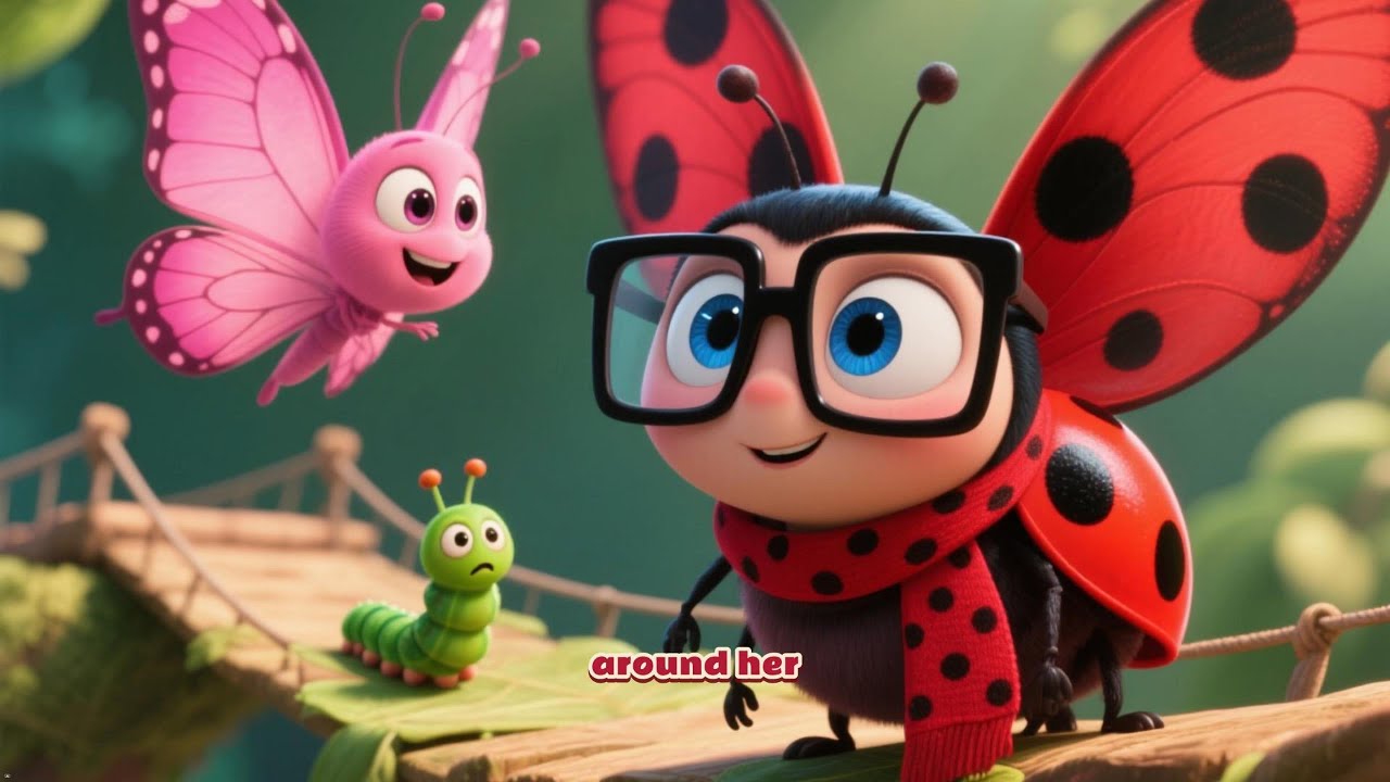 🐾 🐞Ruby Finds a Mysterious Footprint 🐾🐞✨ | Cute 3D Forest Adventure for Kids