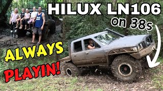 DIRTY MUDDY 4x4 WEEKEND! Budget LN106 HILUX || Part 2 Levuka Easter Weekend