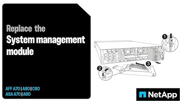 How to replace the System Management Module on the AFF A70 A90 Family of Systems