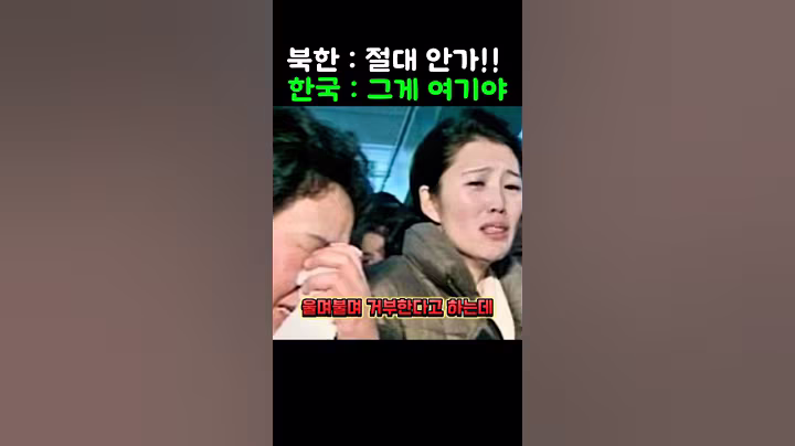 절대 남조선 안간다던 북한사람, 한국 한마디에 태세전환한 레전드 반응