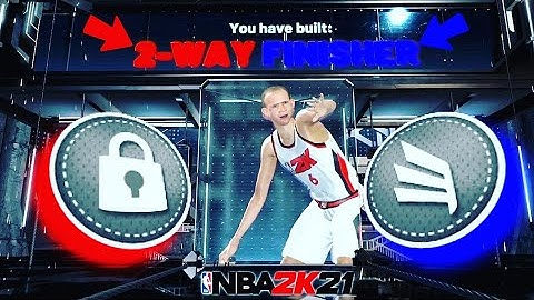 BEST 2 Way Finisher Build 2k21!!! Demi God with 30 Defense Badges and Contact Dunks!!! NBA 2k21!!!