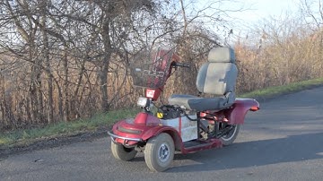Insane electric mobility scooter over 100km/h topspeed