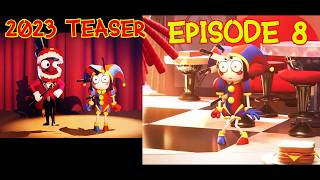 The Amazing Digital Circus Teaser in Episode 8 - Side by Side Comparison in Real Time