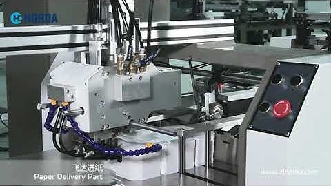 Horda machinery ZDH-700 collapisble box wings making machine