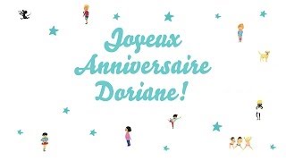  Joyeux Anniversaire Doriane! 