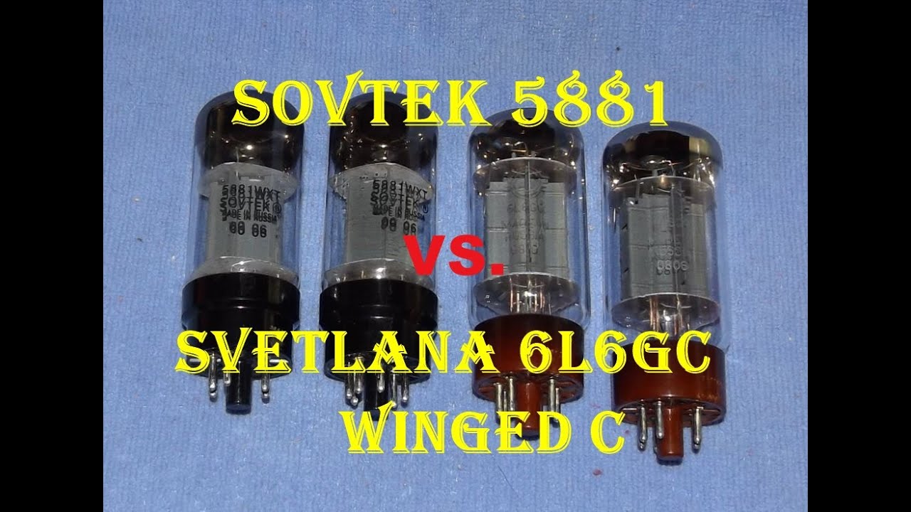 Svetlana Winged C 6L6GC vs SOVTEK 5881 Tube Comparison in a Peavey