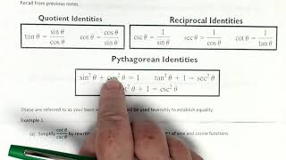 Section 7 4 Fundamental Identities Overview