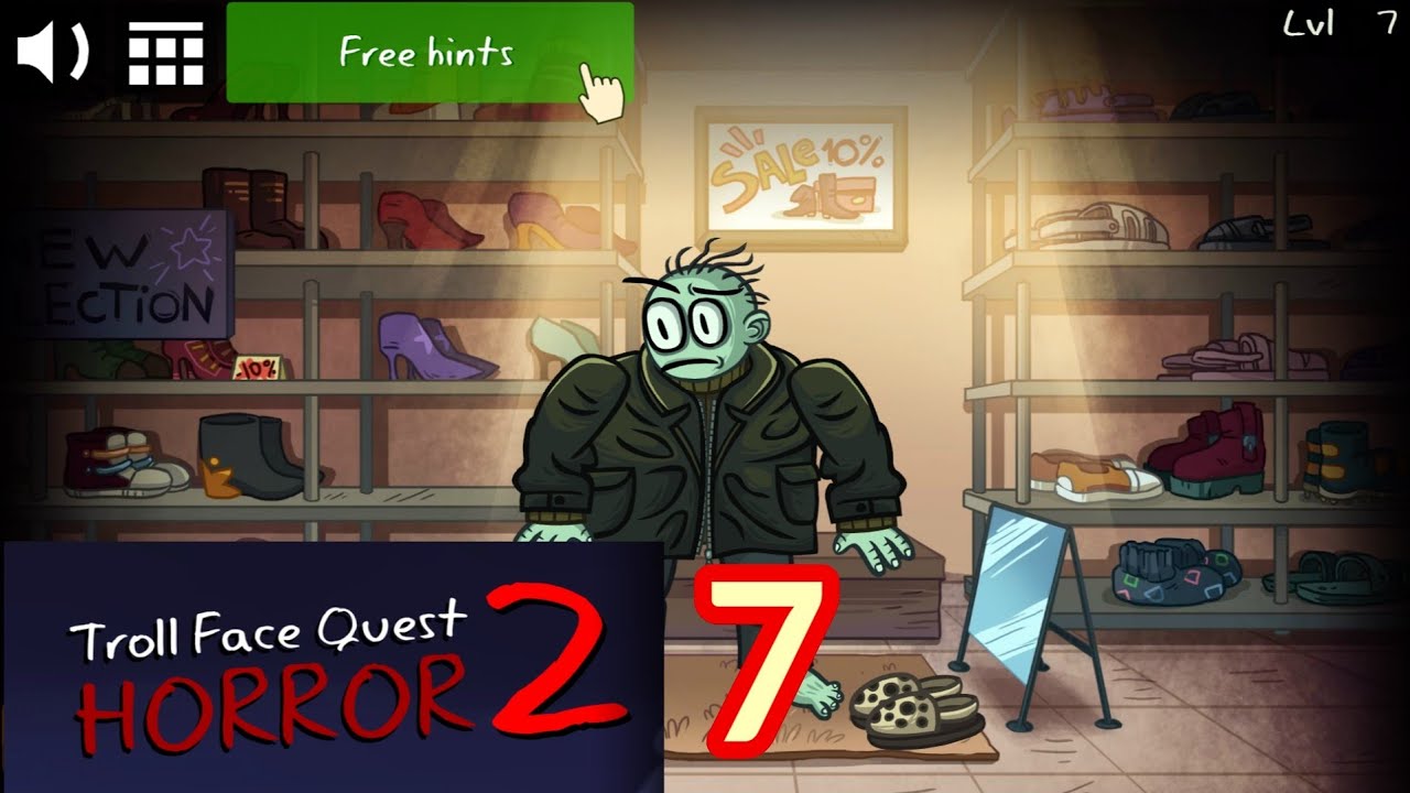 Troll quest 2. Тролль квест хоррор 2. Troll Quest Horror 2 7 уровень. Троллфейс квест хоррор 7 уровень. Уровень 7 trollquest.