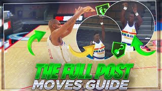 FULL POST MOVE GUIDE!! HOW TO DO EVERY POST MOVE IN NBA2K20 AND BECOME A POST GOD!!