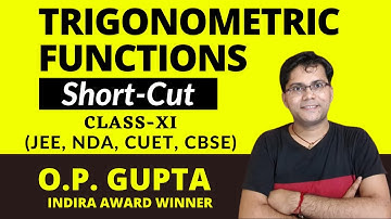 Trigonometric Functions | NCERT Class 11 Maths Chapter 3 Example 27 | Shortcut Method by O.P. GUPTA