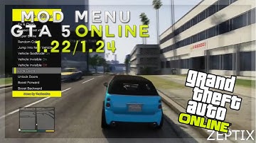 MOD MENU GTA 5 ONLINE 1.23/1.24 | PS3/XBOX + BYPASS