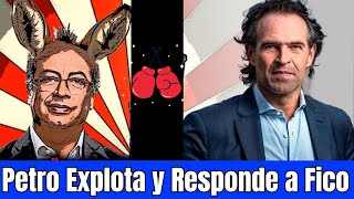 Petro Explota y responde a Fico Gutiérrez, quien le pidió no castigar a Medellín