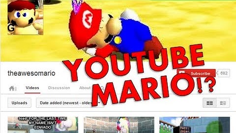 super mario 64 bloopers: youtube mario?