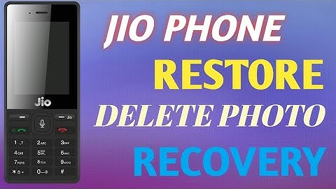 #techindia #rahulbth How to recover jio phone delete photo and contact number