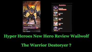 Hyper Heroes Wailwolf New Hero Review !