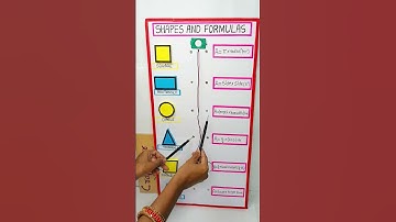 shapes and formulas Maths working model - shorts - craftpiller