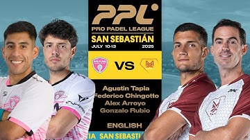 San Sebastian 2025 - Miami Padel Club Tapia/Chingotto vs Arkansas Matrix Arroyo/Rubio [English]