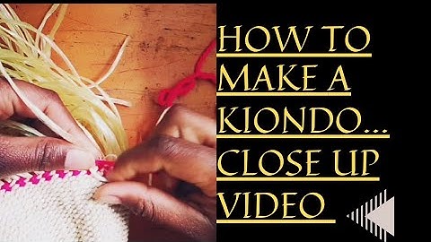 How to make a kiondo. Close up Shots #kiondo #kiondowaguthi #kiondomaking #howtomakeakiondo #baskets