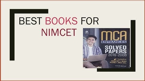 Best book for NIMCET Exam||and any other MCA exam||
